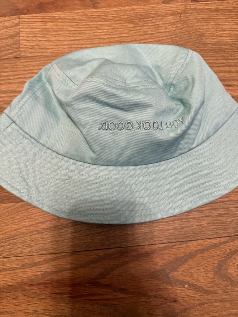 Limited Edition Chicago GLOSSIER Light Blue Bucket Hat
